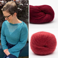 Sheer V Sweater Kit | BC Garn + Kremke - This is Knit