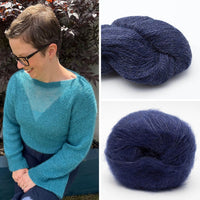 Sheer V Sweater Kit | BC Garn + Kremke - This is Knit