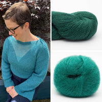 Sheer V Sweater Kit | BC Garn + Kremke - This is Knit