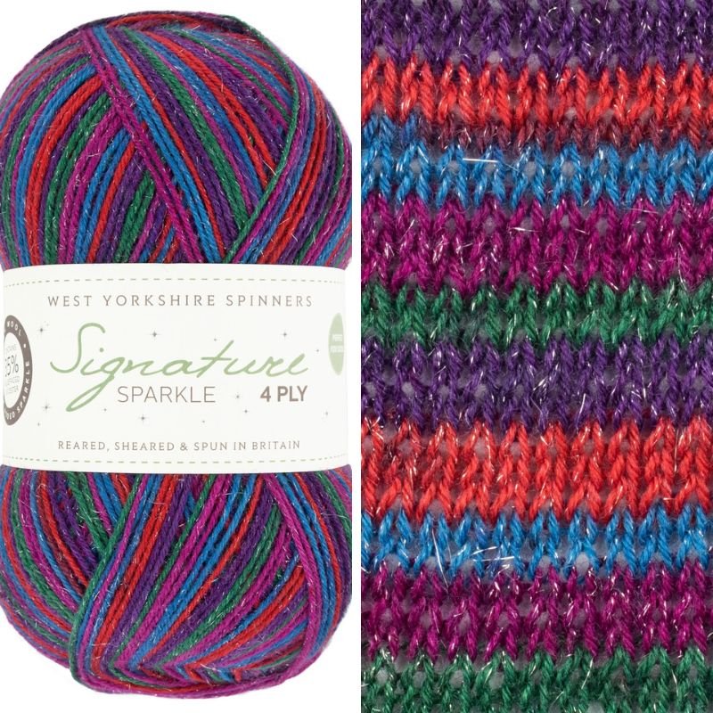 Signature Sparkle 4ply Christmas Special | West Yorkshire Spinners - This is Knit