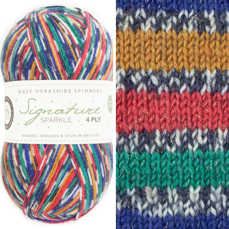 Signature Sparkle 4ply Christmas Special | West Yorkshire Spinners - This is Knit