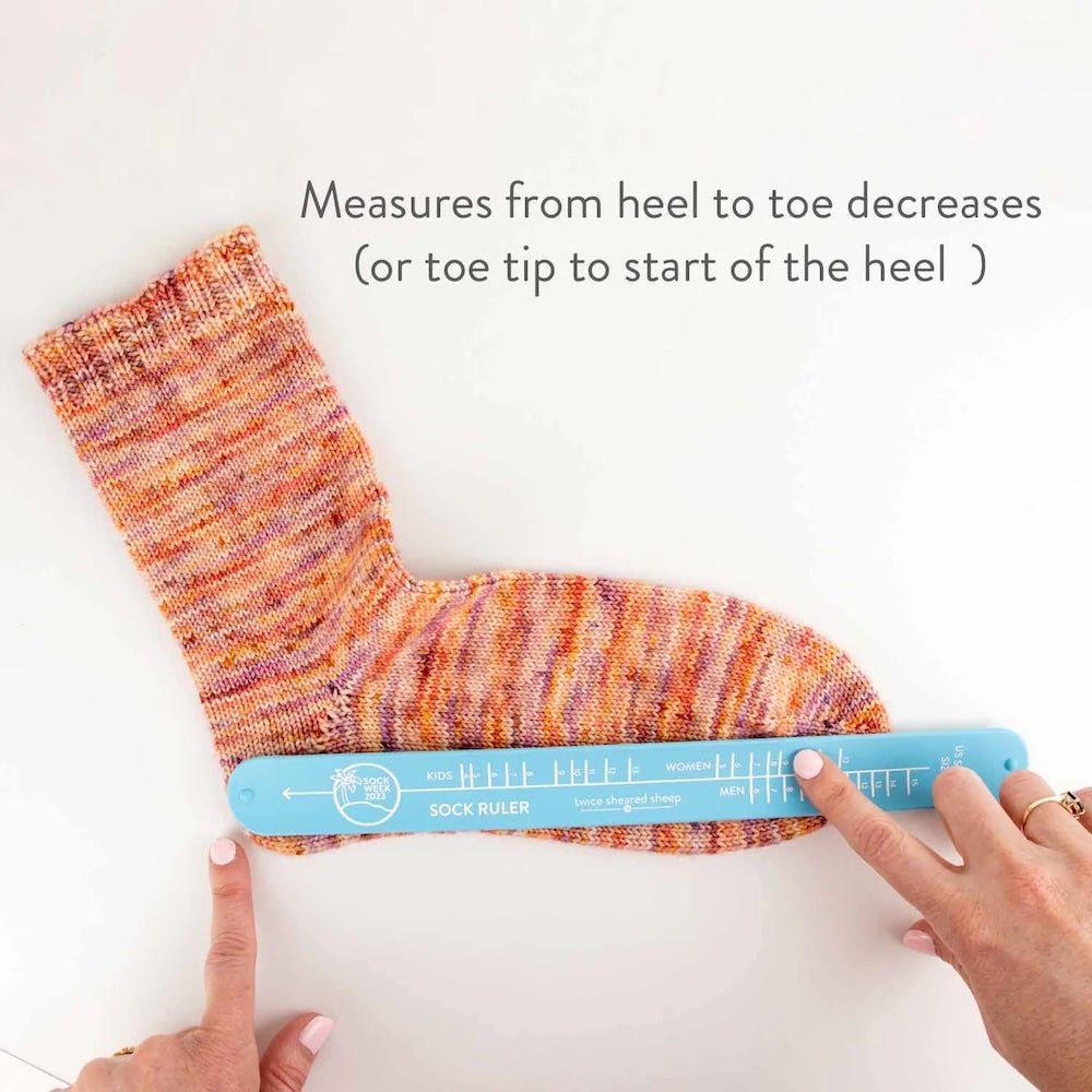 Sock Sizing Ruler | Twice Sheared Sheep - This is Knit