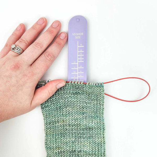 Sock Sizing Ruler | Twice Sheared Sheep - This is Knit
