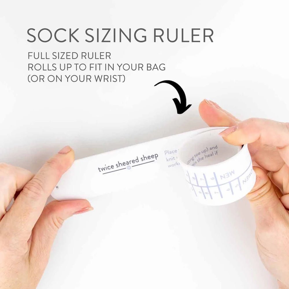 Sock Sizing Ruler | Twice Sheared Sheep - This is Knit
