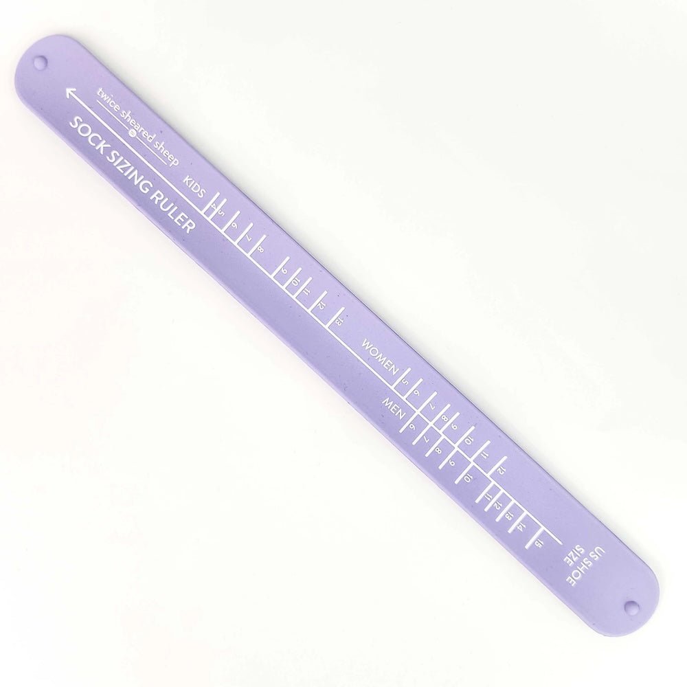 Sock Sizing Ruler | Twice Sheared Sheep - This is Knit