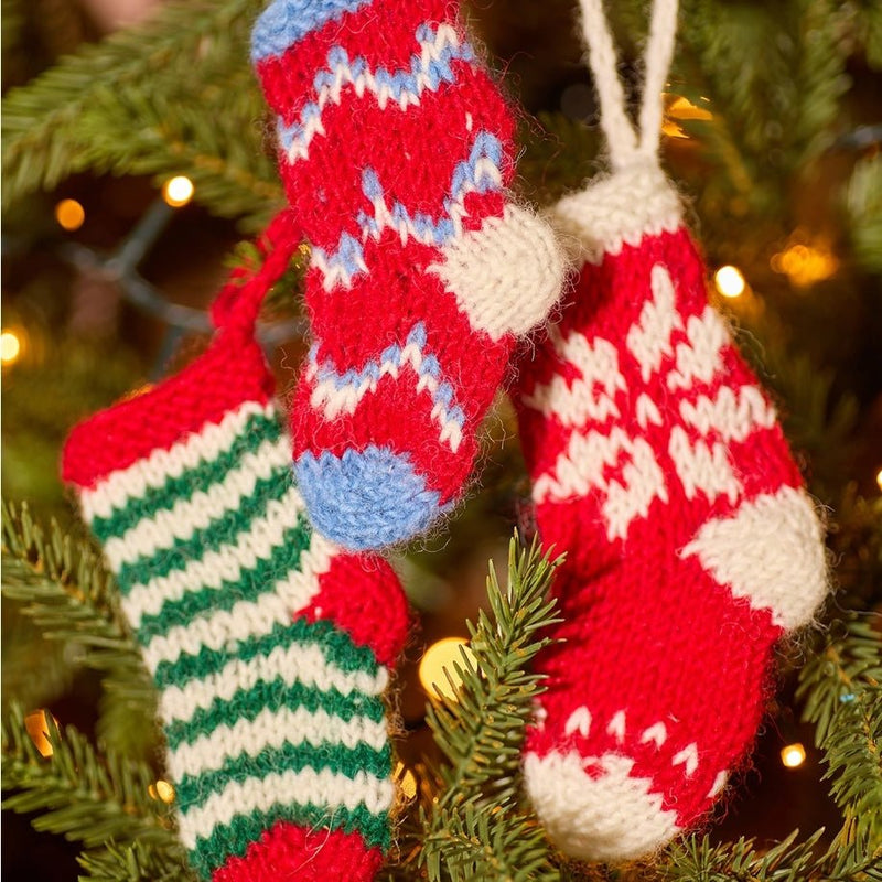 Stocking Knitted Decoration | Namaste - This is Knit