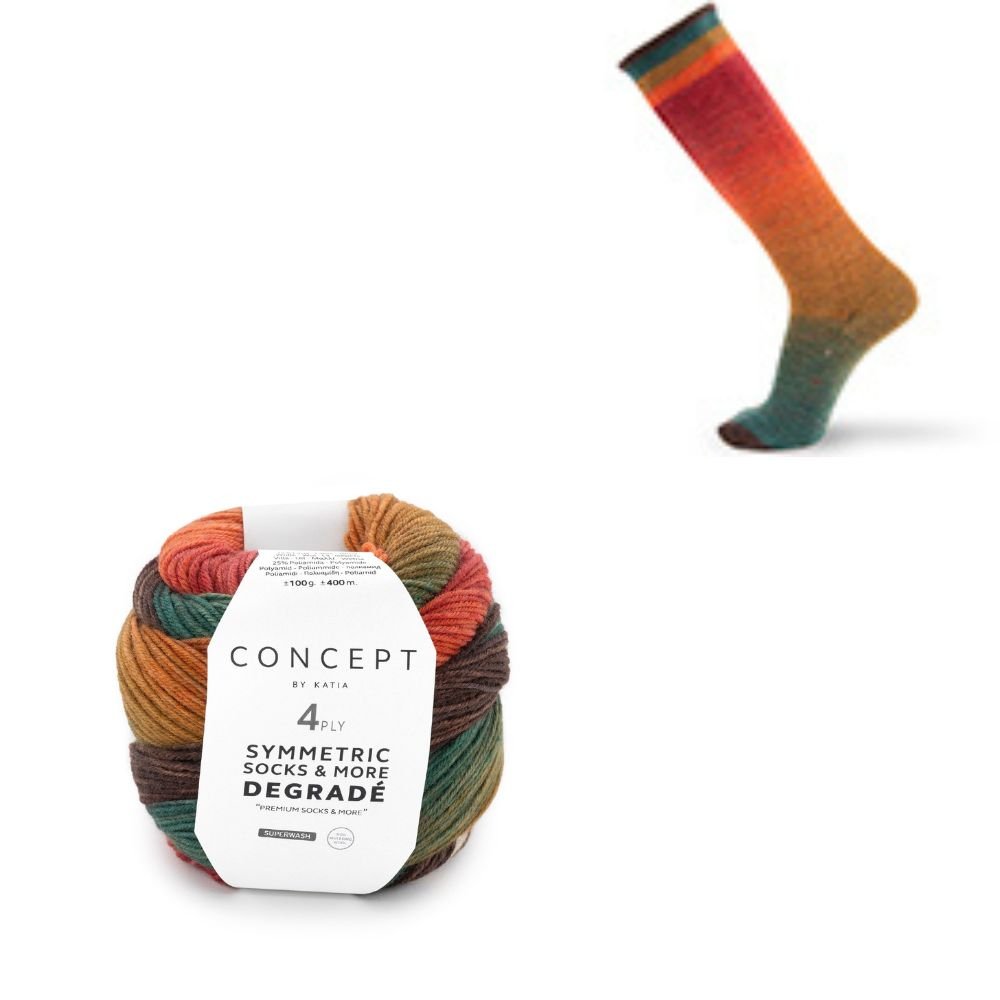 Symmetric Sock | Katia - This is Knit