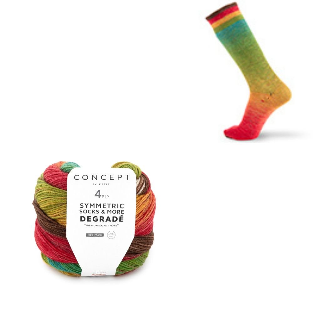 Symmetric Sock | Katia - This is Knit
