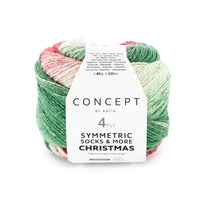 Symmetric Sock Christmas | Katia