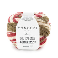 Symmetric Sock Christmas | Katia