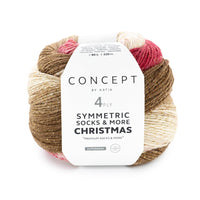 Symmetric Sock Christmas | Katia