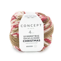 Symmetric Sock Christmas | Katia