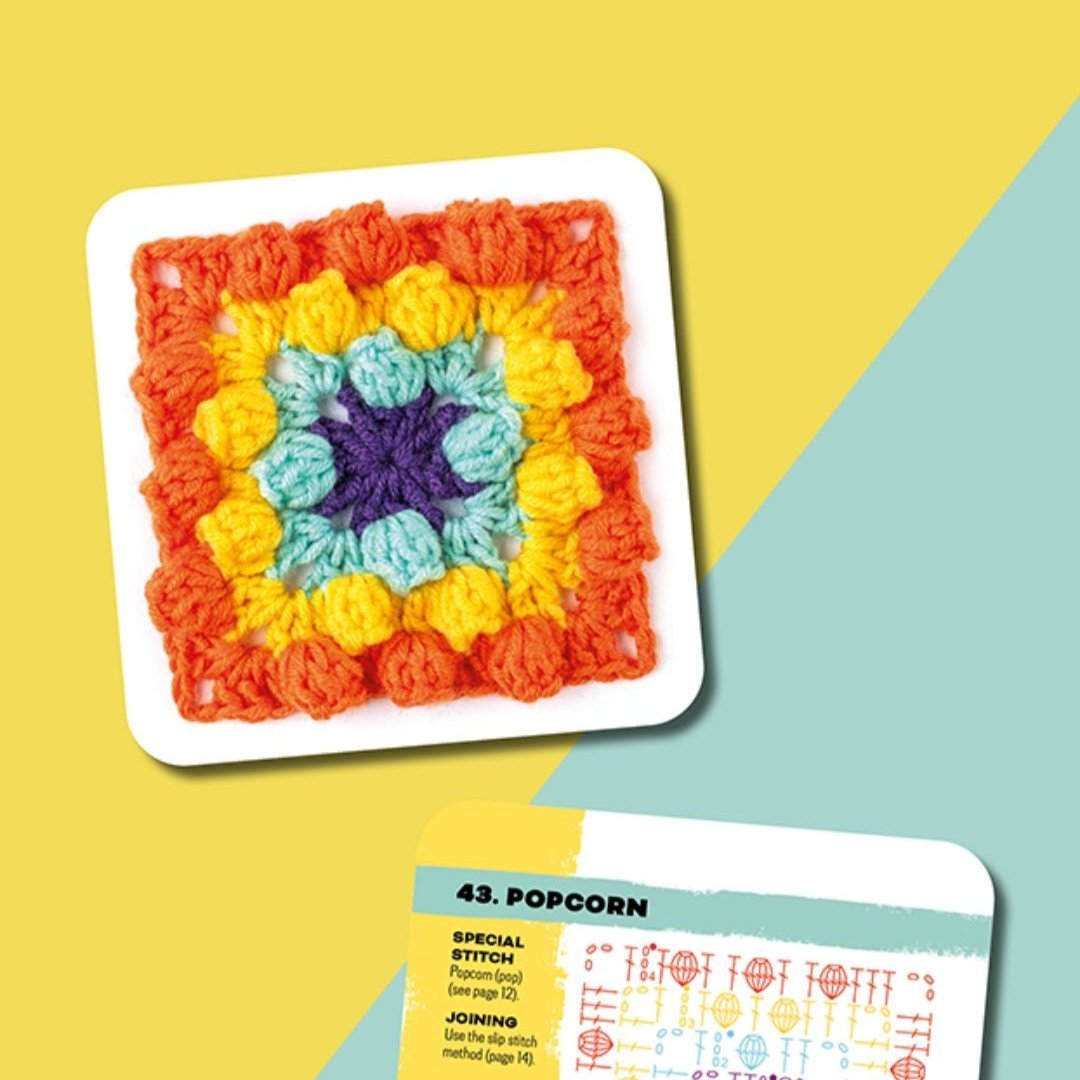 The Granny Square Card Deck | Claire Montgomerie - This is Knit