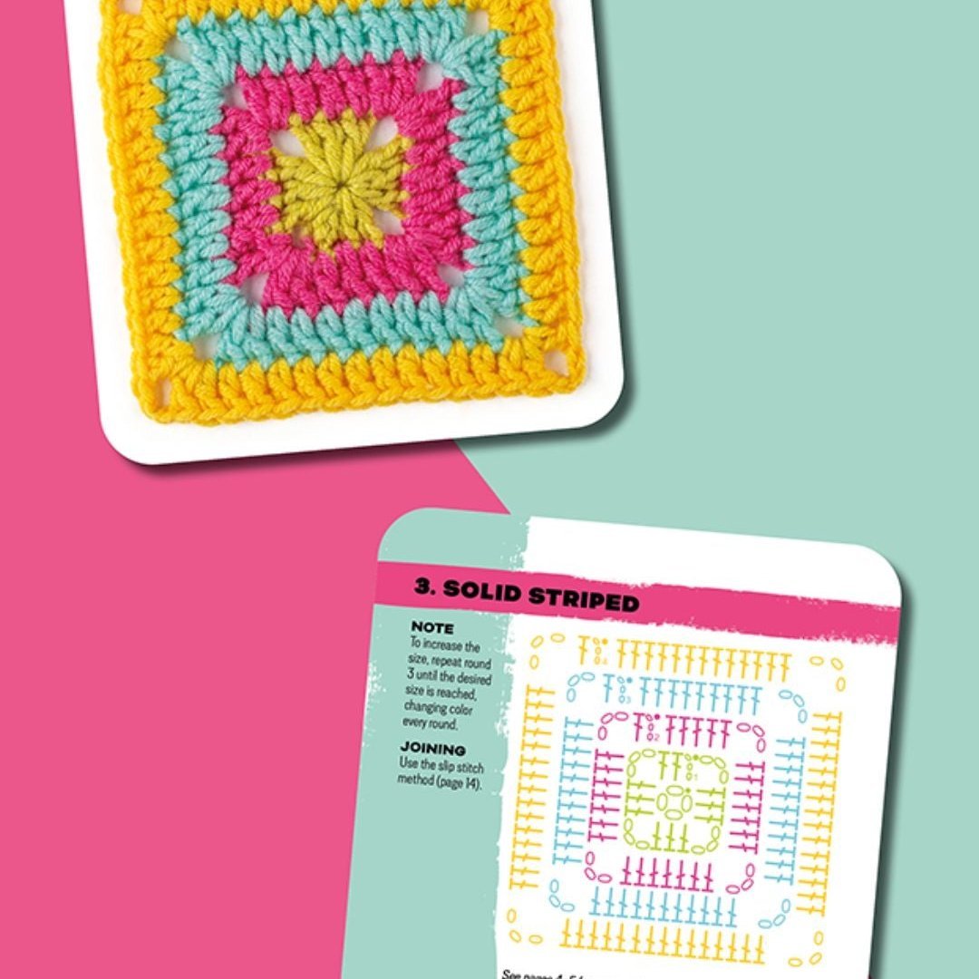 The Granny Square Card Deck | Claire Montgomerie - This is Knit