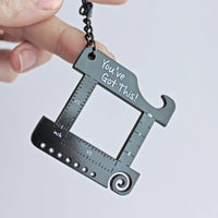 You've Got This Keychain Multi Tool | Twill + Print - This is Knit