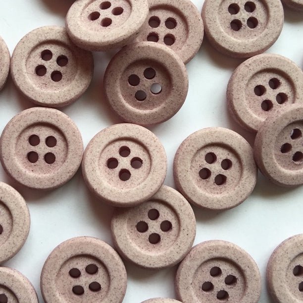 15mm Pale Pink Button | TGB4052 - This is Knit