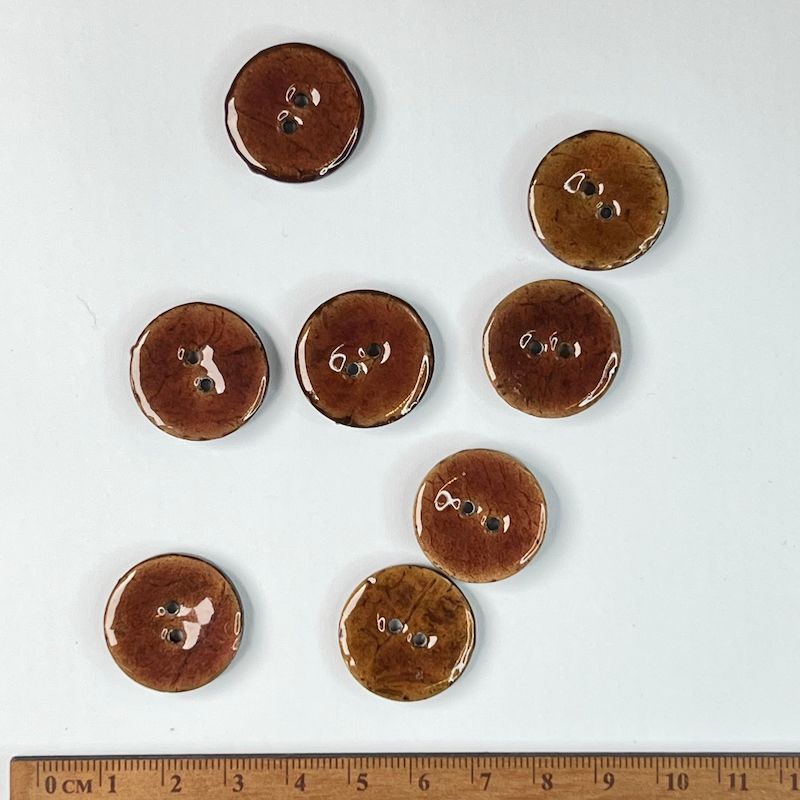 22.5mm Round Coconut Button | 5615-36-150 - This is Knit