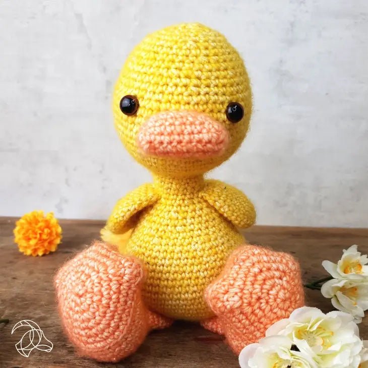 Crochet Kit Amigurumi Crochet Beginner Yellow Duck Doll Crochet