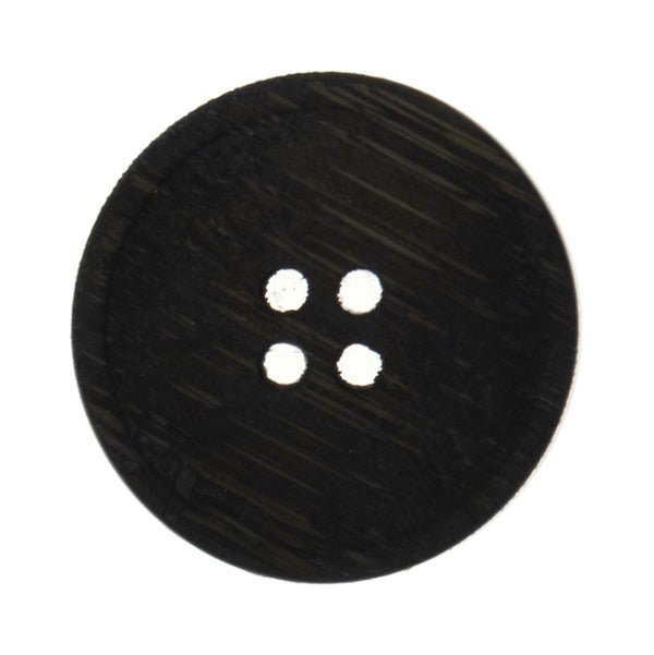 Bamboo 4 Hole 23mm Black | G466523\34 - This is Knit