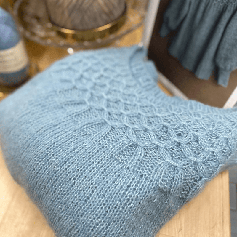 Beautiful Smock Sweater Pattern | CaMaRose - This is Knit