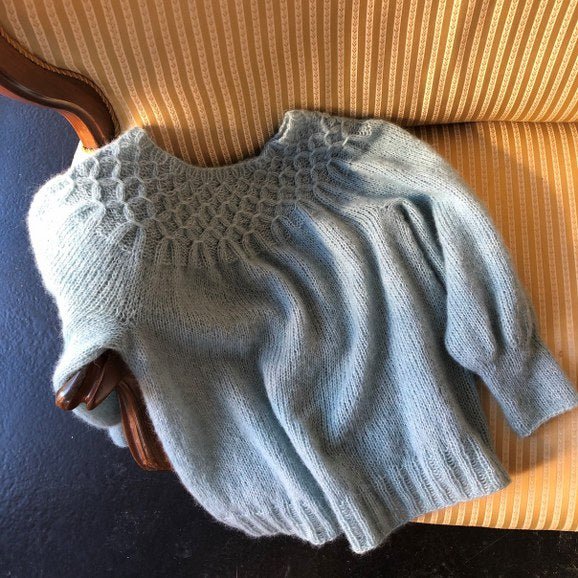 Beautiful Smock Sweater Pattern | CaMaRose - This is Knit