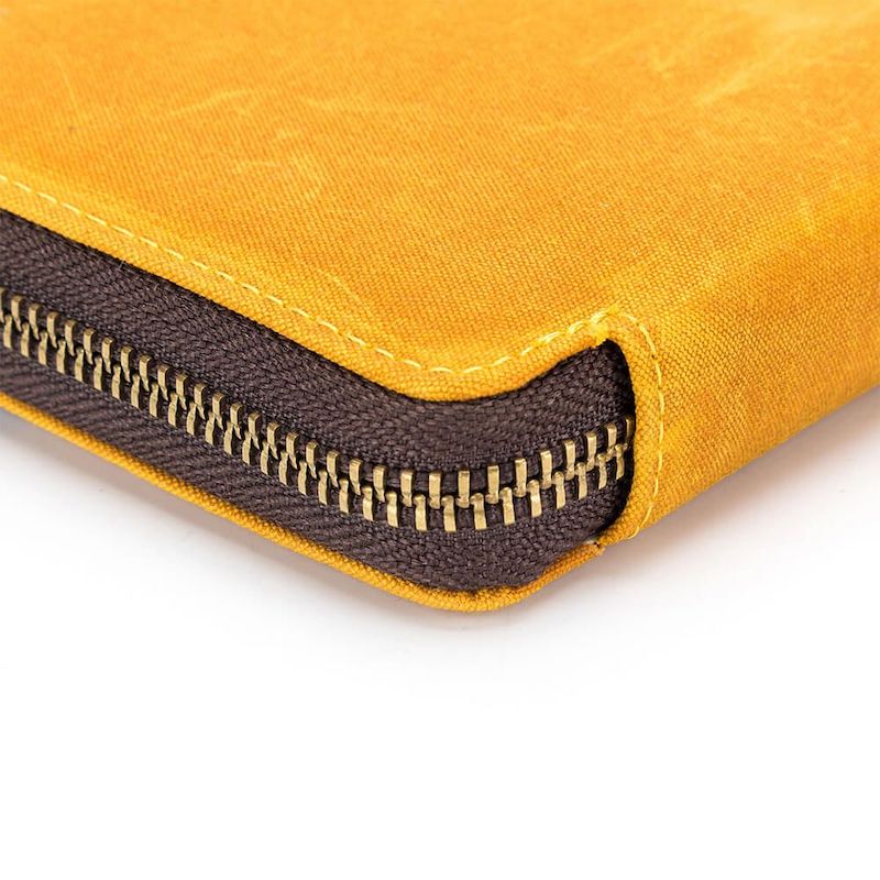Canvas Mini Zip Square | Della Q - This is Knit