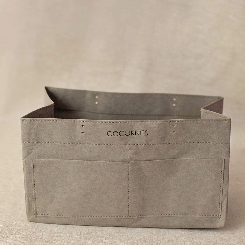 Cocoknits Kraft Caddy - Grey | Cocoknits - This is Knit