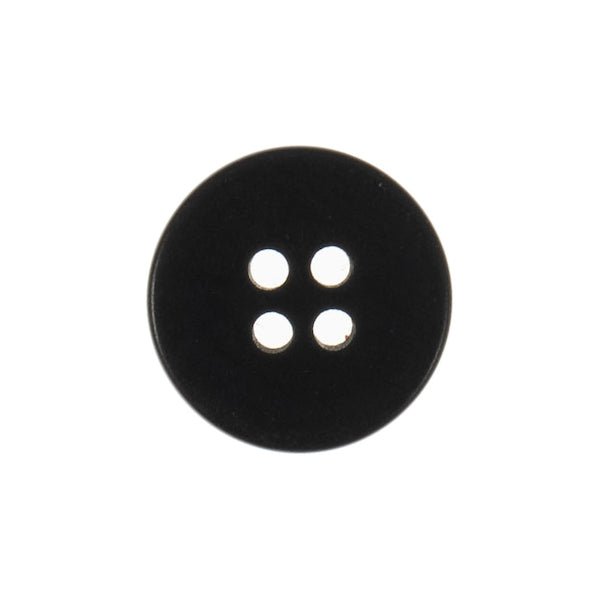 Corozo 4 Hole 15mm Black | G466115\34 - This is Knit
