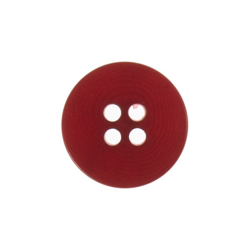 Corozo 4 Hole 15mm Red | G466115\8 - This is Knit