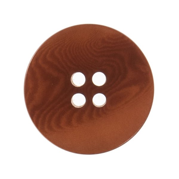 Corozo 4 Hole 23mm Medium Brown | G466123\29 - This is Knit