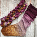 Deconstructed Fade Sock | Shirley Brian Yarns - This is Knit