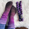 Deconstructed Fade Sock | Shirley Brian Yarns - This is Knit