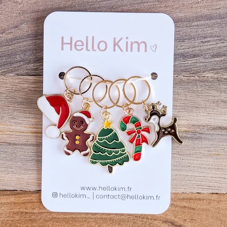 Festive Stitch Markers | Hello Kim - This is Knit