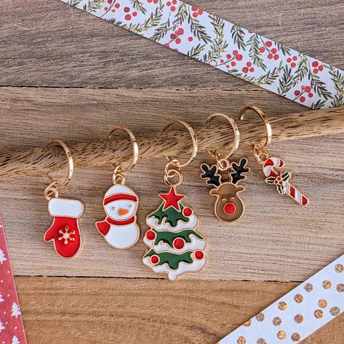 Festive Stitch Markers | Hello Kim - This is Knit