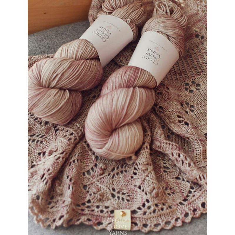 Foliosa Shawl Kit | Cecily Grove Yarns - This is Knit