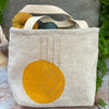 Hand Printed Irish Linen Project Bag | 29 Bride Street - This is Knit