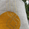 Hand Printed Irish Linen Project Bag | 29 Bride Street - This is Knit