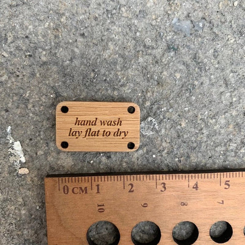 Hand Wash Bamboo Tags | Katrinkles - This is Knit