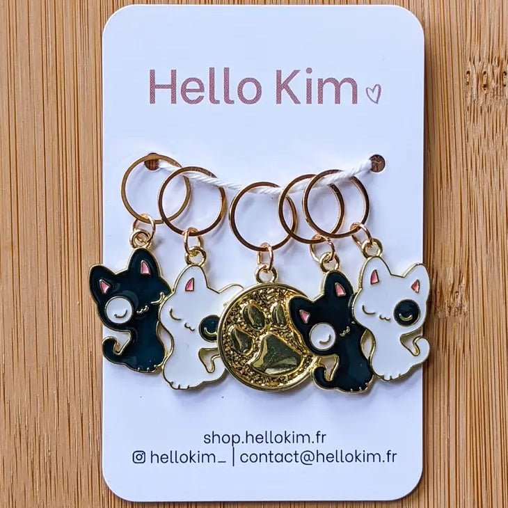 Happy Cat Stitch Markers | Hello Kim - This is Knit