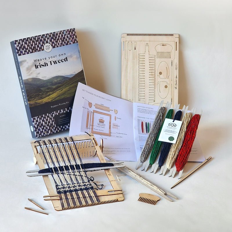 Irish Tweed Weaving Kit | Pop Out Projects - This is Knit