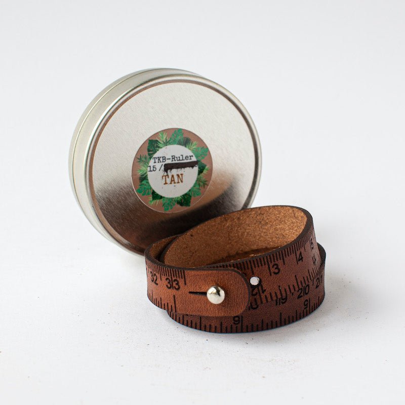 Leather Wrist Ruler | The Knitting Barber - This is Knit