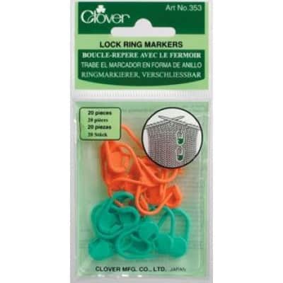 Locking Stitch Markers | Clover - This is Knit