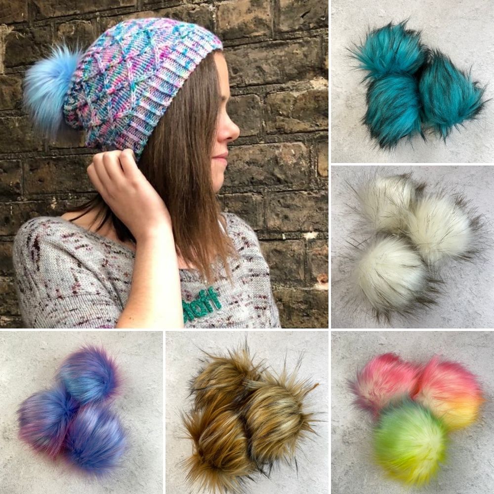 Luxury Pom Poms  Magnetic Snap – This is Knit