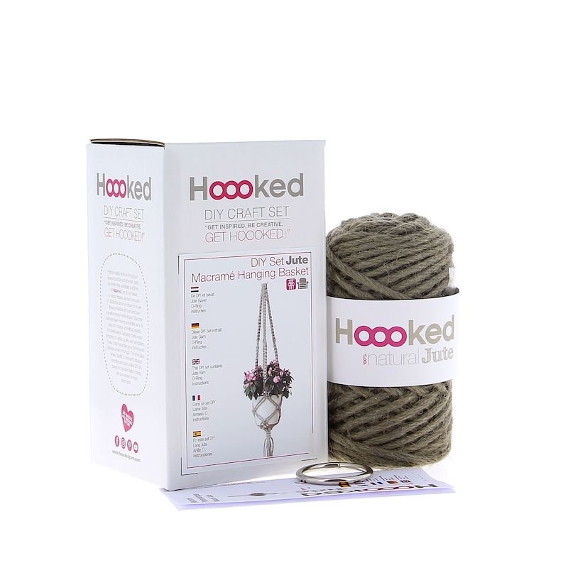 Macrame Hanging Basket Kit | Hoooked - This is Knit