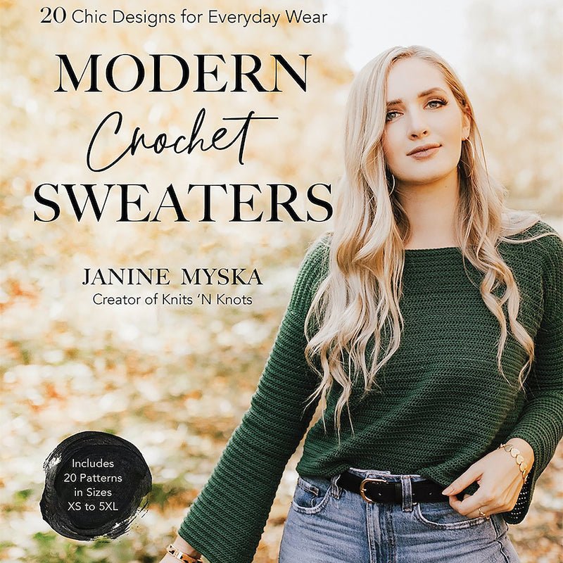 Modern Crochet Sweaters | Janine Mask - This is Knit
