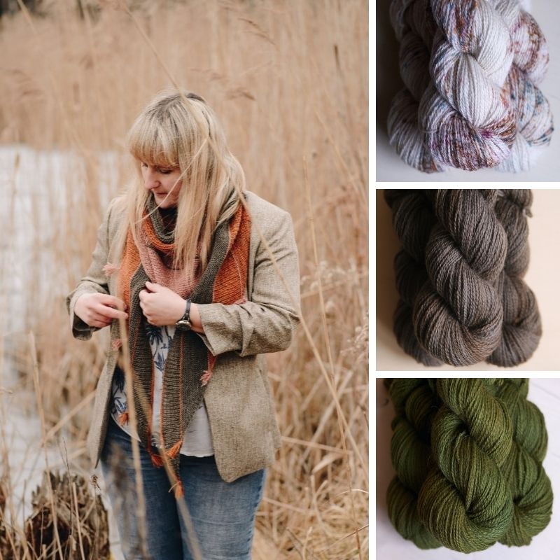 Nappe Shawl Kit - A Chic Blend | Lanivendole - This is Knit