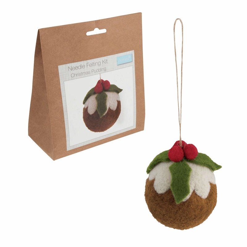 Needle Felting Kit - Christmas Pudding | Trimits - This is Knit