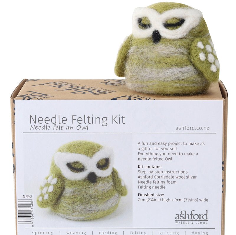 Needle Felting Kit - Owl | Ashford - This is Knit