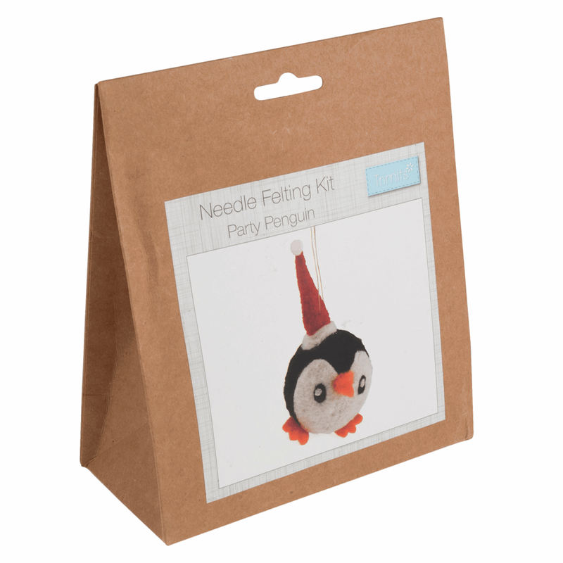 Needle Felting Kit - Party Penguin | Trimits - This is Knit