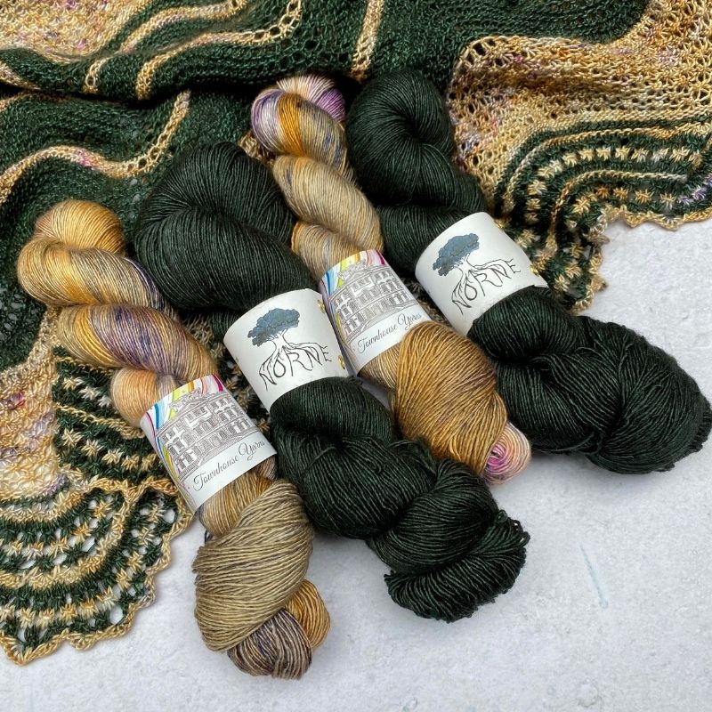 Nixie Shawl Kit | Julie Knits in Paris - This is Knit
